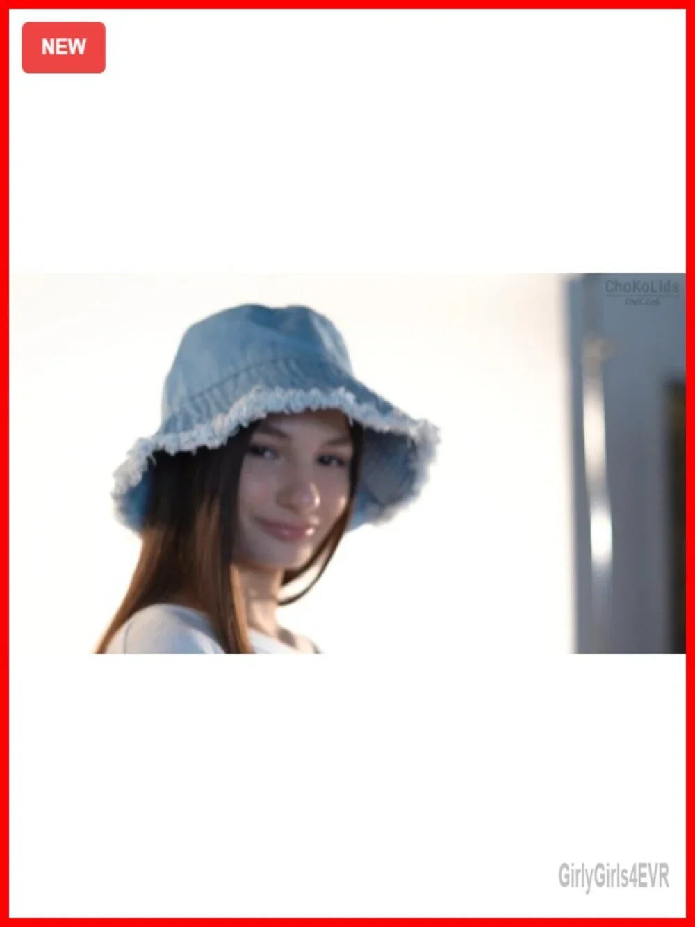 Frayed Bucket Hat - Trendy Washed Cotton Wide Brim Boonie Outdoor Sun Hat
